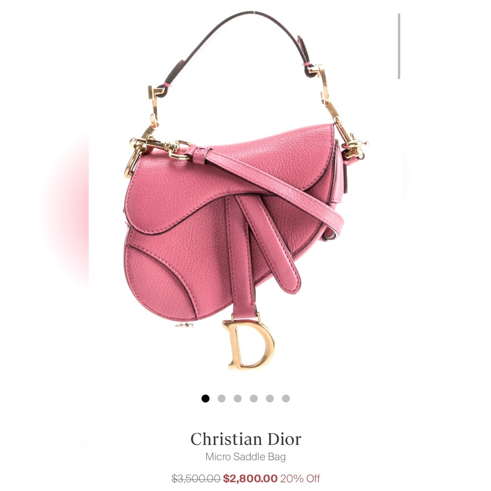 Sold- Dior saddle belt & shoulder bag - Picture 12 of 12